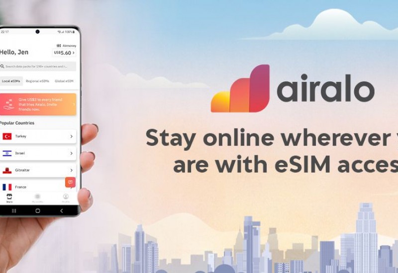 Get your eSim for 4G and 5G before you travel to Thailand or Asia