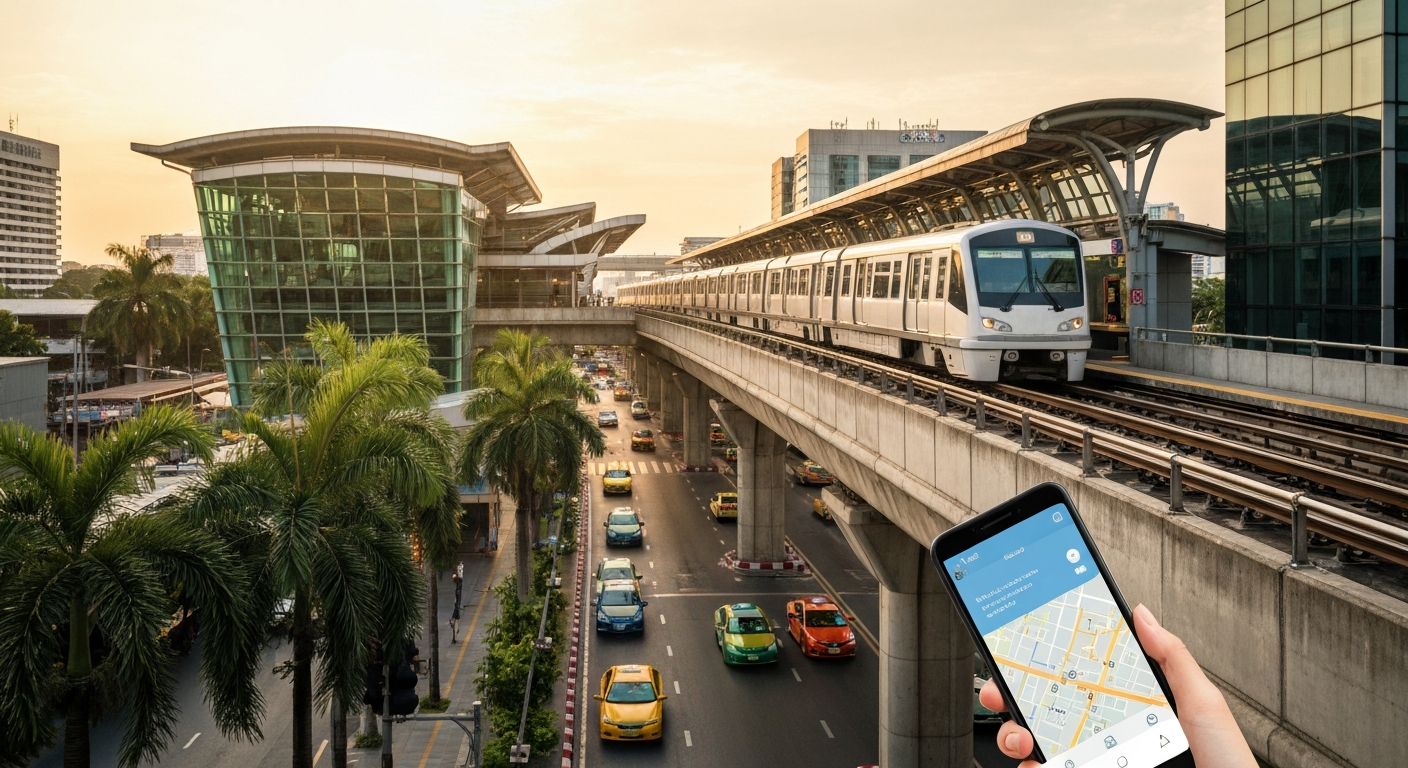 How to Use BTS, MRT, Grab, and Taxis Safely in Bangkok — A Transport Guide for LGBTQ Travellers